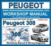Peugeot 308 Workshop Repair Manual Download